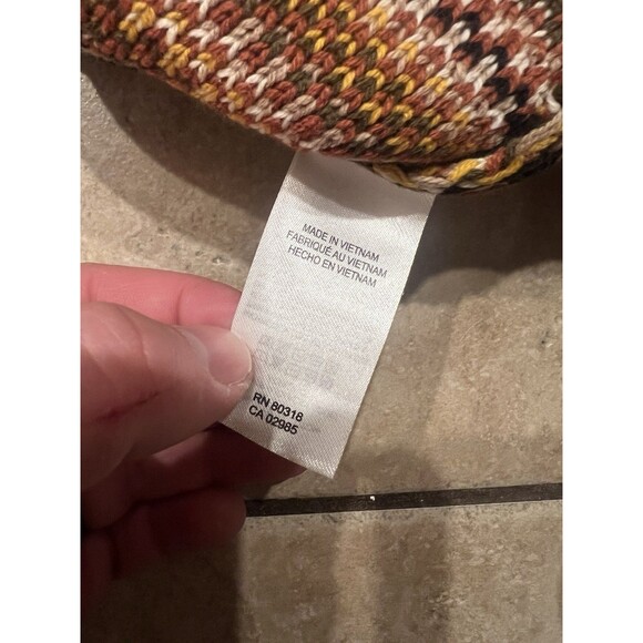 Lucky Brand Sweater Women 2X Aztec Southwestern Cardigan Shawl Collar Open Front - Picture 8 of 11